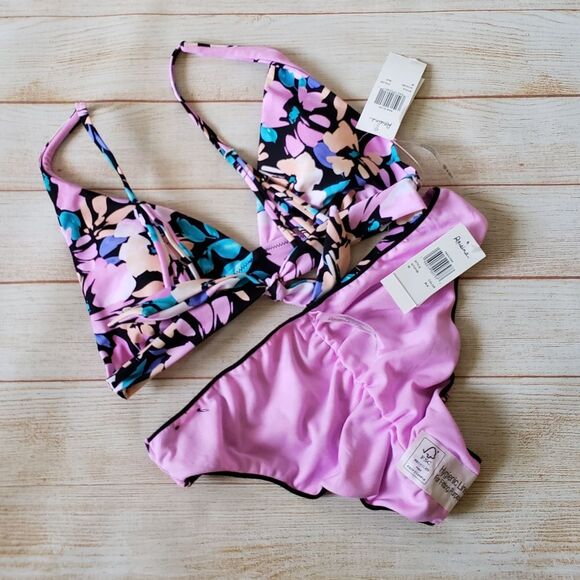 Raisins Salt & Soul Miami Floral Cheeky Bikini Top and Bottom Set - Picture 10 of 13